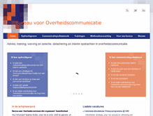 Tablet Screenshot of bvoverheidscommunicatie.nl